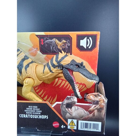 Jurassic World Chaos Theory Ceratosuchops Wild Roar Dinosaur Mattel - Picture 3 of 7